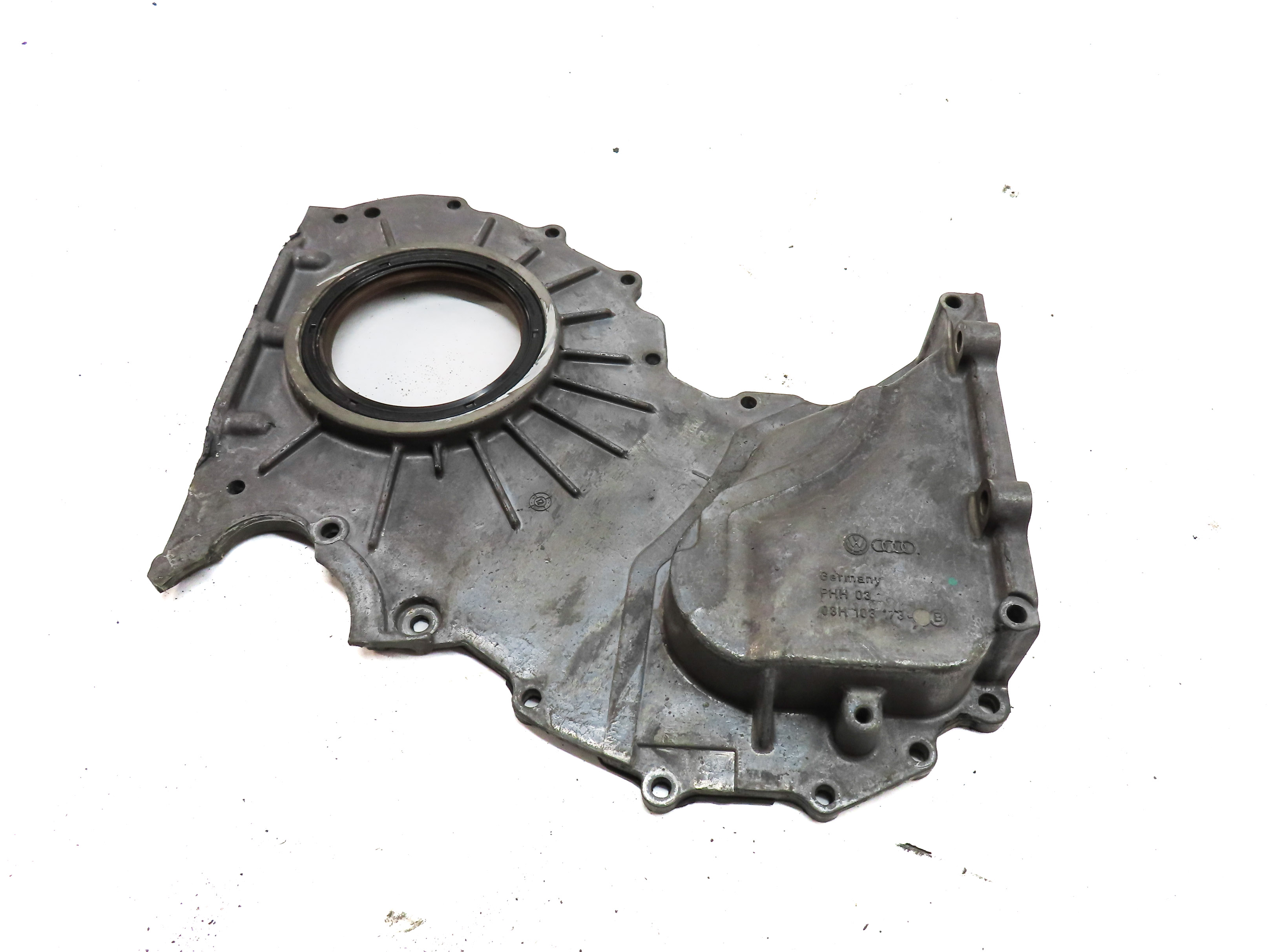 2008-2018 PORSCHE CAYENNE (957 958) 3.6L VR6 ENGINE TIMING COVER SEAL FLANGE — exact item pictured